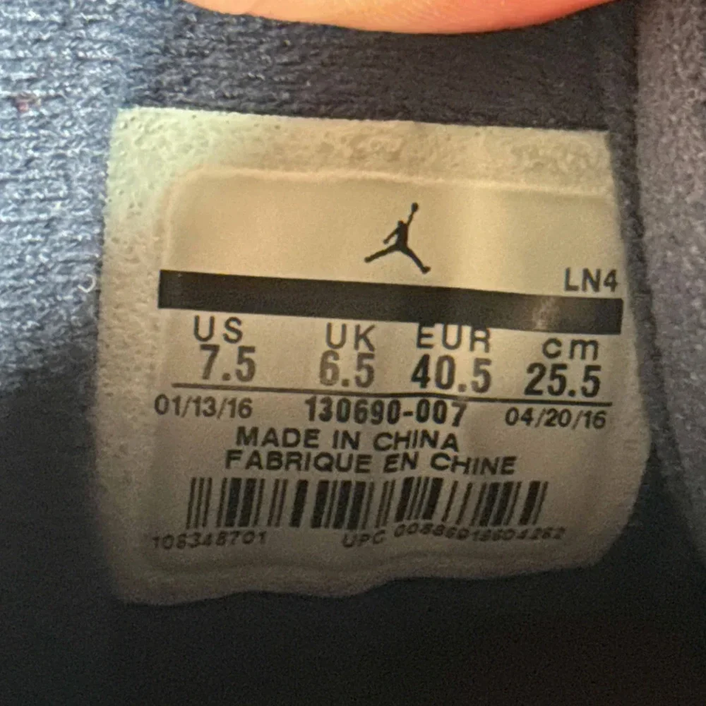 Size 7.5 - Air Jordan 12 Retro 'Grey University Blue' Sneakers_8
